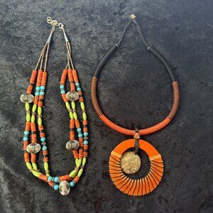 Two Statement Necklaces from Santa Fe, New Mexico